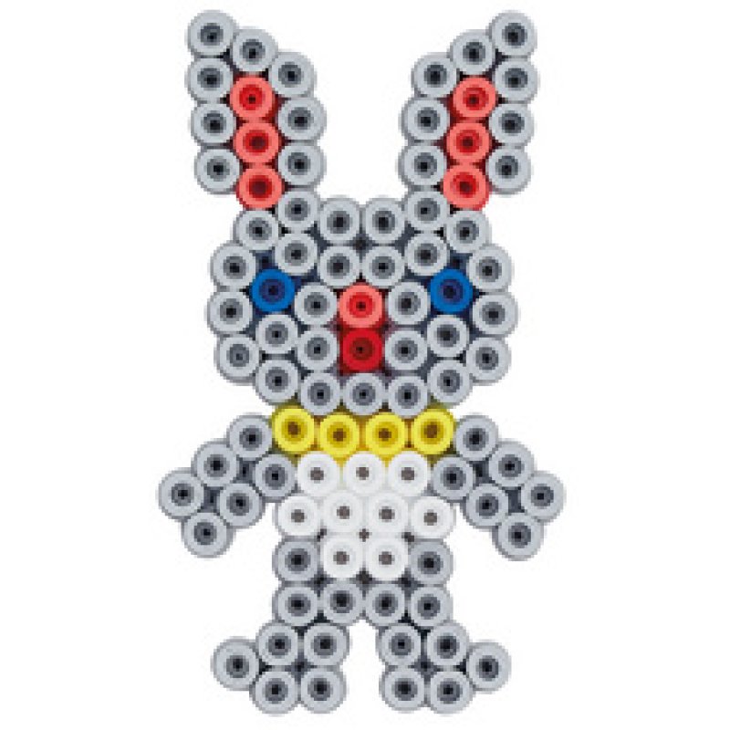 HAMA Perles à repasser maxi "Lapin", sous blister