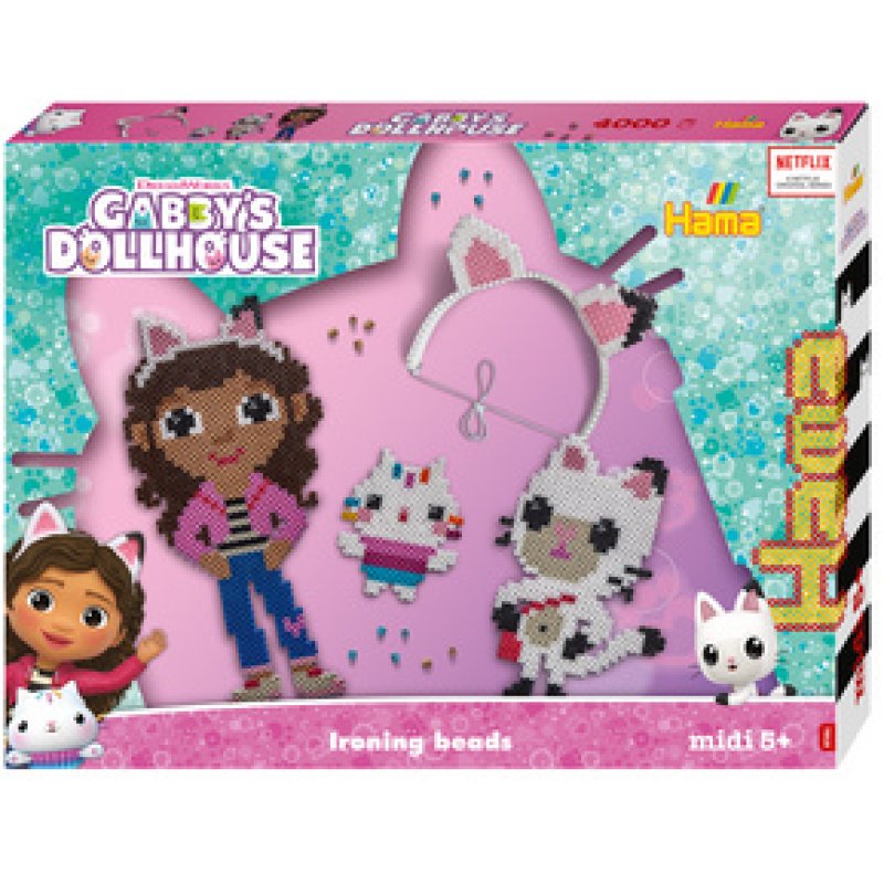 Hama Perles à repasser "Gabbys Dollhouse", coffret cadeau