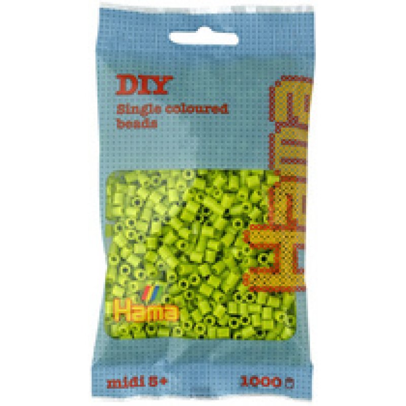 Hama Perles à repasser midi, sachet, vert citron