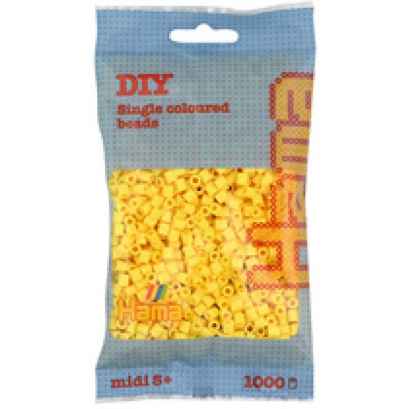 Hama Perles à repasser midi, sachet, abricot clair