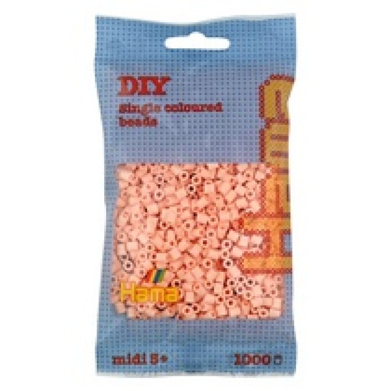 Hama Perles à repasser midi, sachet, abricot clair