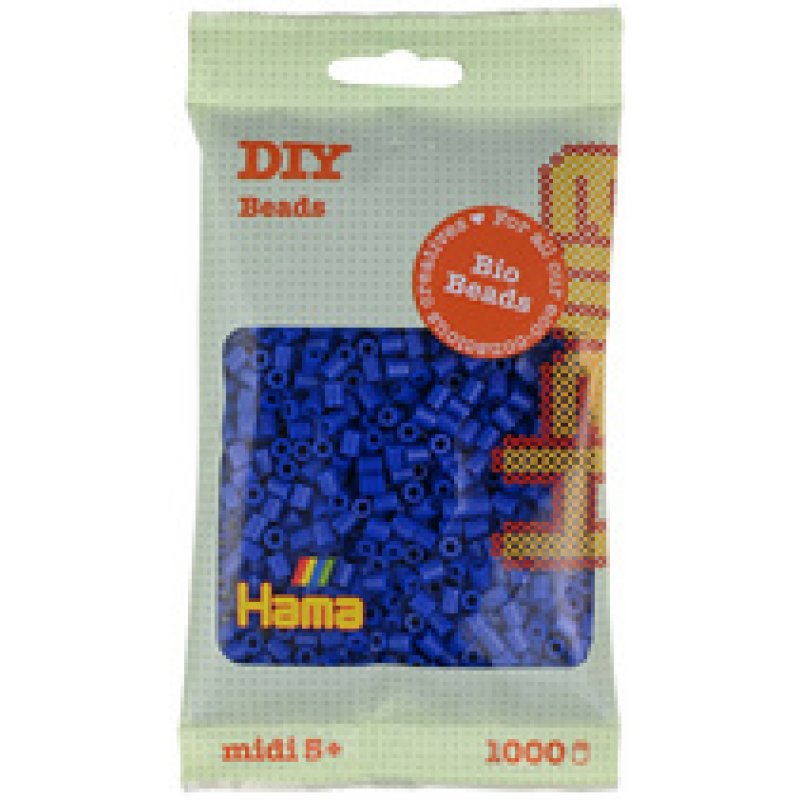 Hama Perles à repasser Bio midi, sachet, blanc
