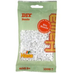 Hama Perles à repasser Bio midi, sachet, bleu