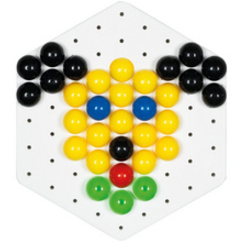 Hama Plaque perforée Maxi Stick "Nounours", 200 x 155 mm