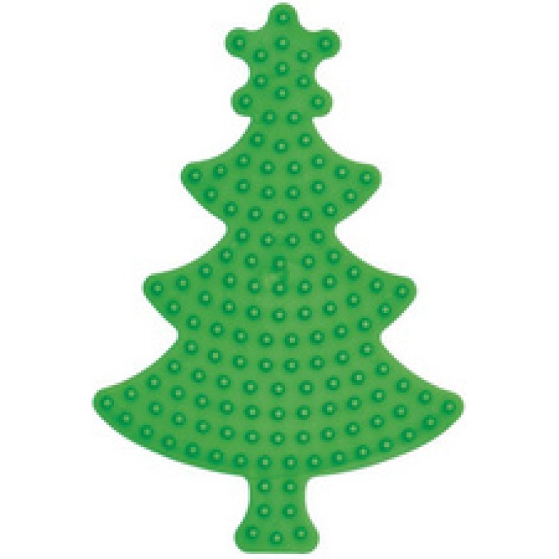 Hama Plaque pour perles midi "Sapin de Noël", petit, vert