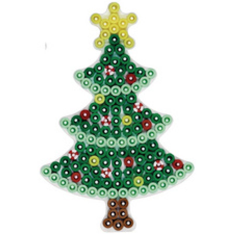 Hama Plaque pour perles midi "Sapin de Noël", petit, vert