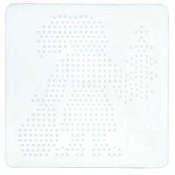 Hama Plaque pour perles midi "Père Noël", blanc