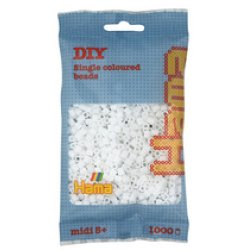Hama Perles à repasser midi, sachet, gris silex