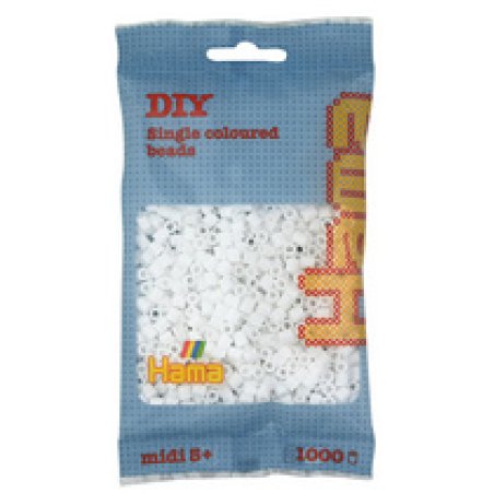 Hama Perles à repasser midi, sachet, gris silex