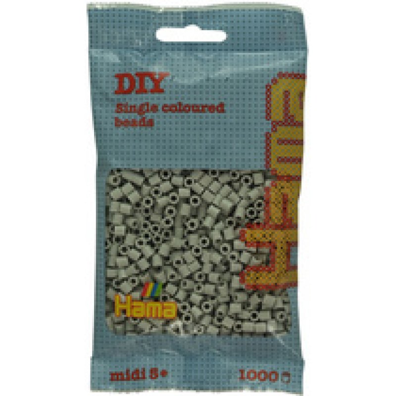 Hama Perles à repasser midi, sachet, gris silex