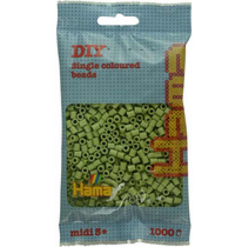 Hama Perles à repasser midi, dans un sachet, matcha