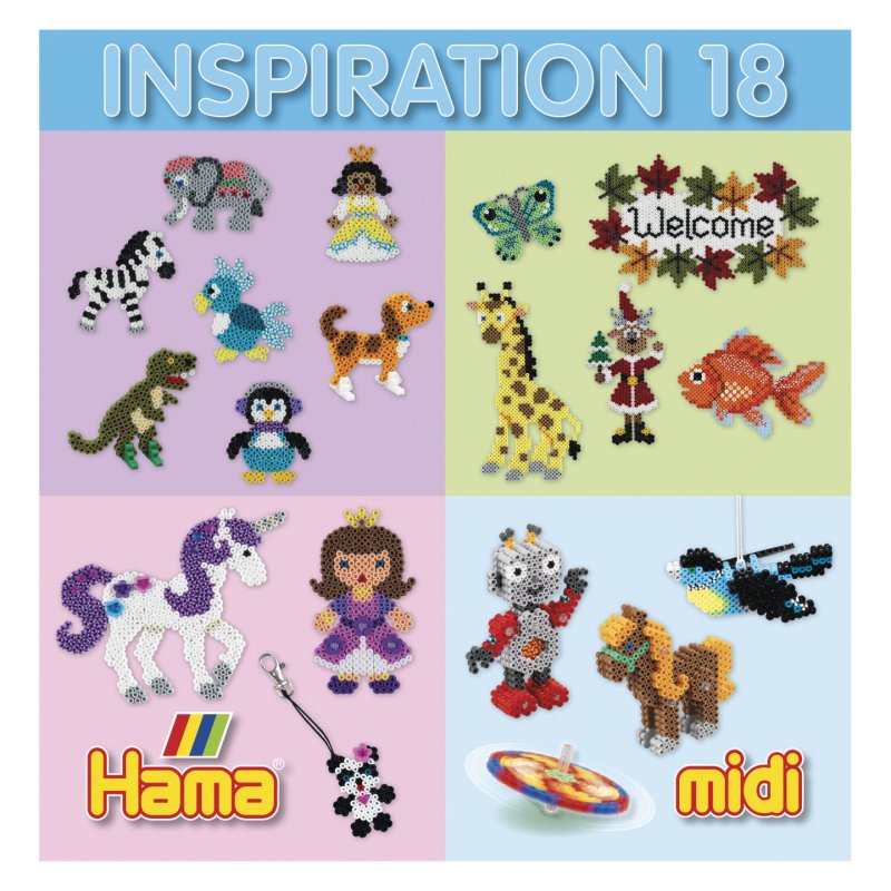 Hama Livre d'inspiration nr.18 pour perles à repasser midi