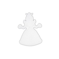 HAMA Plaque pour perles midi "princesse, reine", blanc