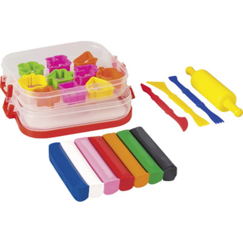 KNORR prandell Boîte de pâte à modeler, 20 pièces