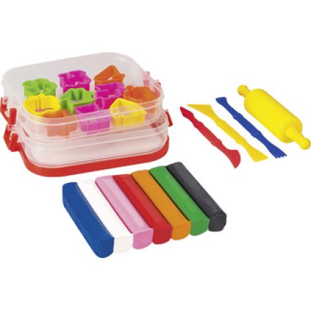 KNORR prandell Boîte de pâte à modeler, 20 pièces