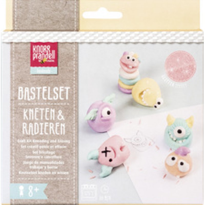 KNORR prandell Set créatif Pétrir & Gommer Funny Freaks