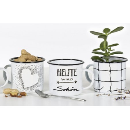 KNORR prandell Set créatif "Tasse en émail à décorer"