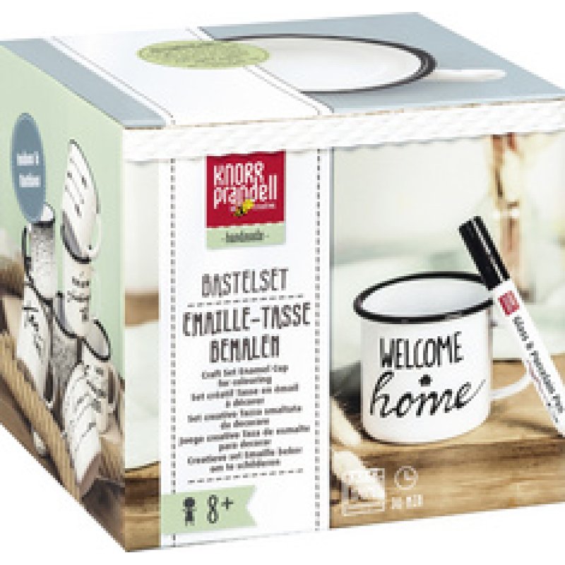 KNORR prandell Set créatif "Tasse en émail à décorer"