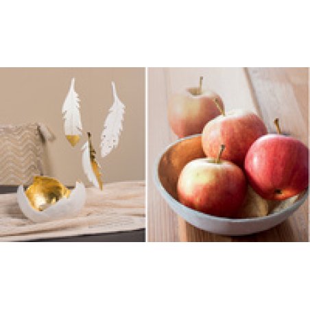 KNORR prandell Métal en feuille, 140 x 140 mm, or