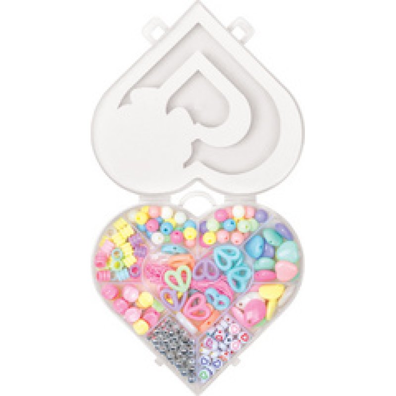 KNORR prandell Mélange de perles / Set bijou "Coeur", 42 g