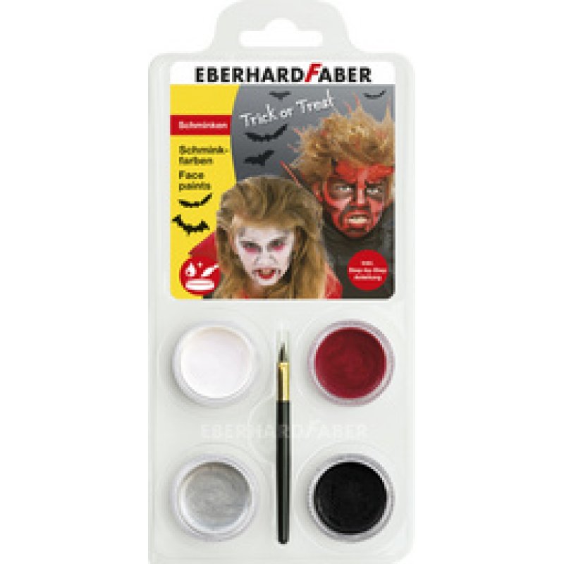 EBERHARD FABER Kit de maquillage Halloween Dracula/skull