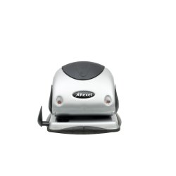 Rexel Precision 225 2 Hole Punch Silver/Black