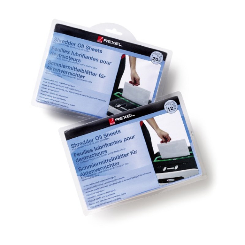 Rexel Feuille lubrifiante pour destructeur de documents