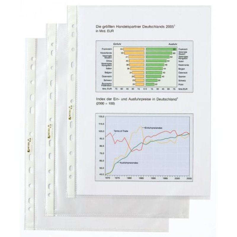 Rexel Pochette A4 ouverture haut transparente (10)