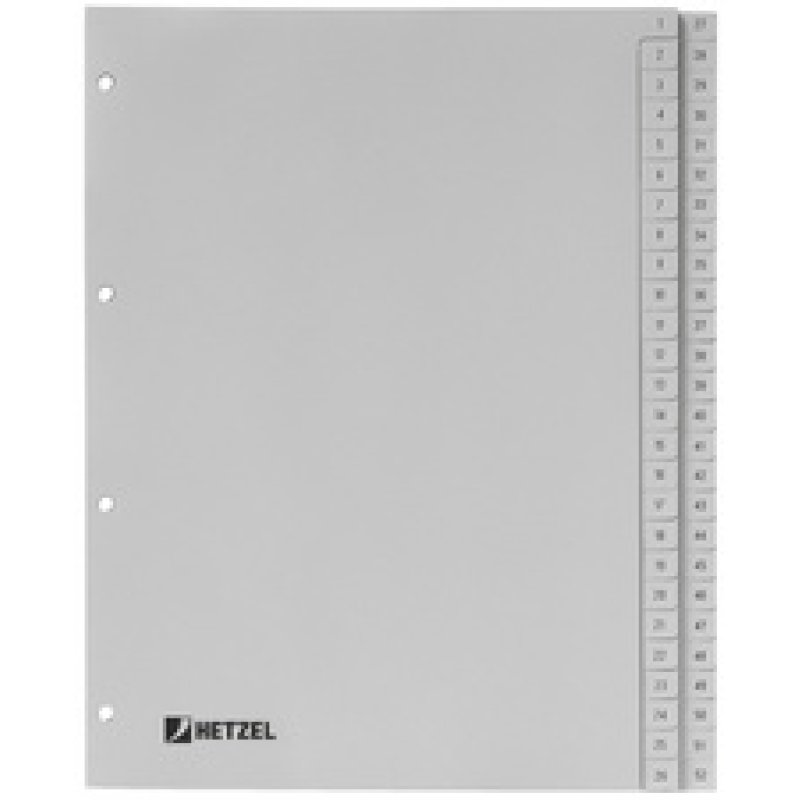 Rexel Index A4 en polypropylène touches 1-31 coloris gris