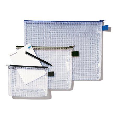 Rexel Mesh Bag With Black Zip A4