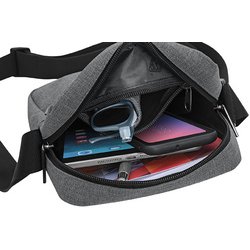 WEDO Sac à bandoulière Little Messenger Bag COLLEGE, gris