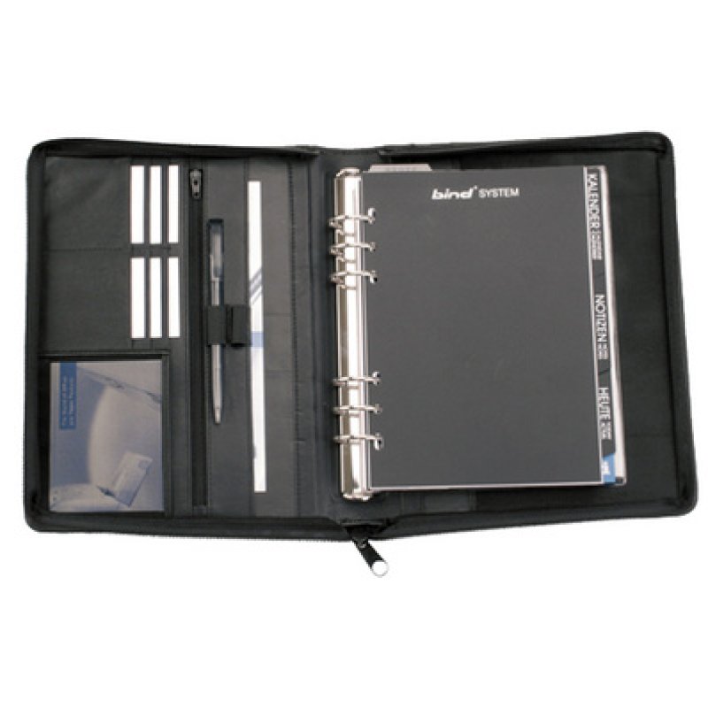 bind Agenda modèle T3-1, format A5, sans calendrier, noir