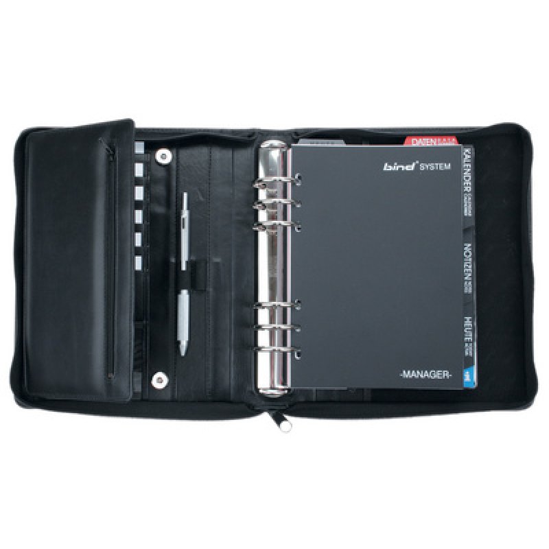 bind Agenda T300-1, format A5, sans calendrier, noir