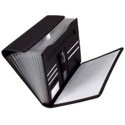 Alassio Trieur conférencier "VADO", A4, similicuir, noir