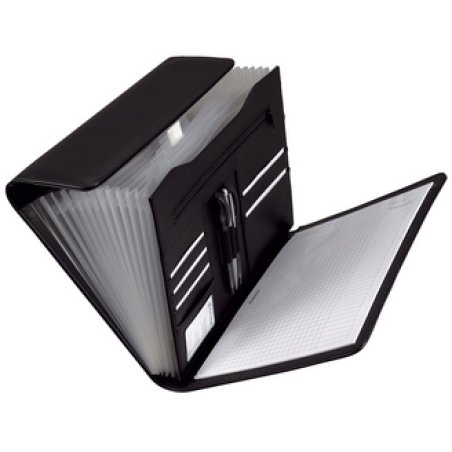 Alassio Trieur conférencier "VADO", A4, similicuir, noir