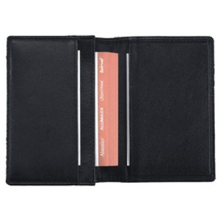 Alassio Etui pour cartes de visite, cuir, noir