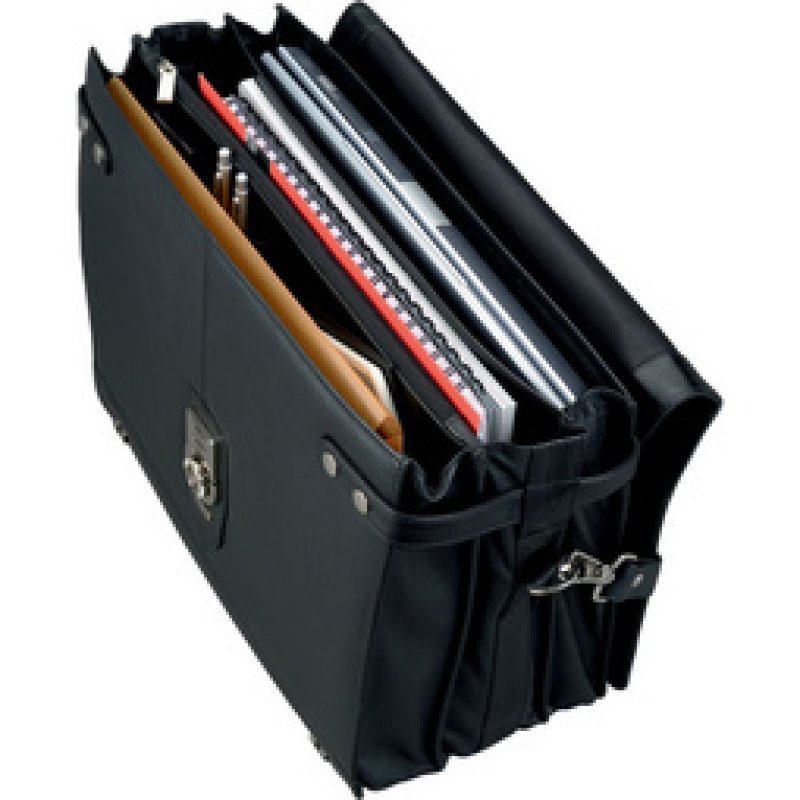 Alassio Porte-documents "MONZA", cuir, noir