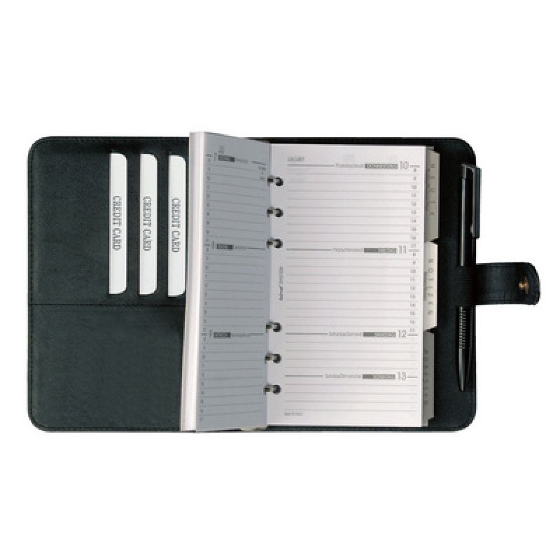 bind Terminplaner Modell 16501, ohne Kalender, A6, schwarz