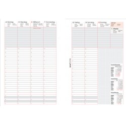 bind Recharge 2025 pour agenda A5 modèle 15501