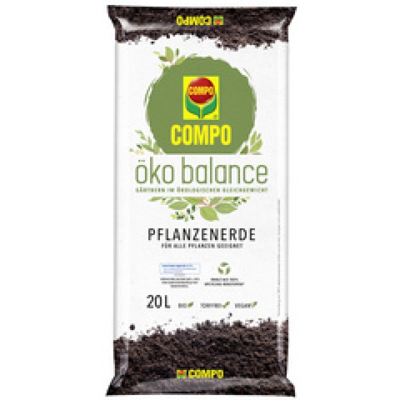 COMPO öko balance Pflanzenerde, 20 Liter