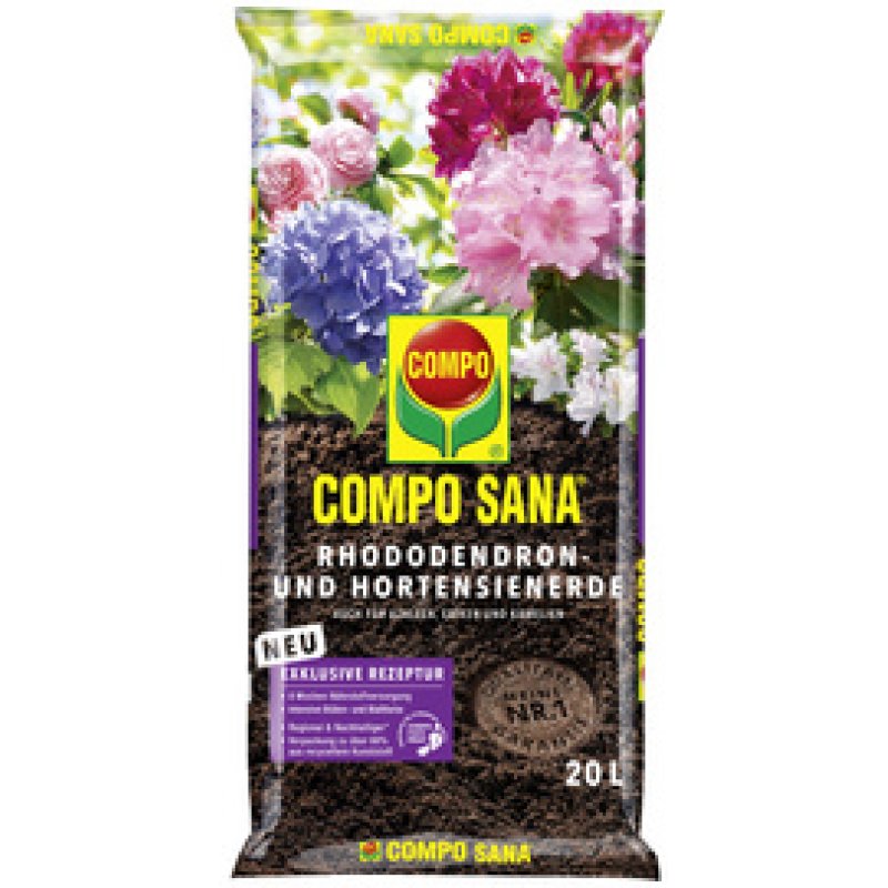 COMPO SANA Rhododendron- und Hortensienerde, 20 Liter