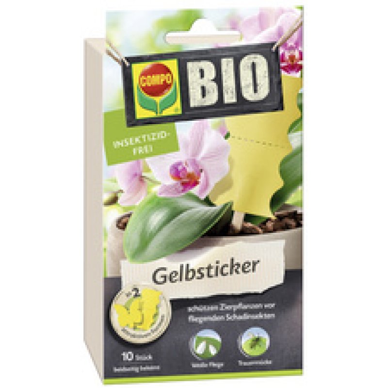 COMPO BIO Gelbsticker, Leimfalle, insektizidfrei