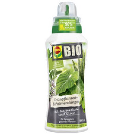 COMPO BIO Grünpflanzen- und Palmendünger, 500 ml