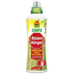 COMPO Rasendünger Unkraut & Moos - Nein danke, 1,3 Liter