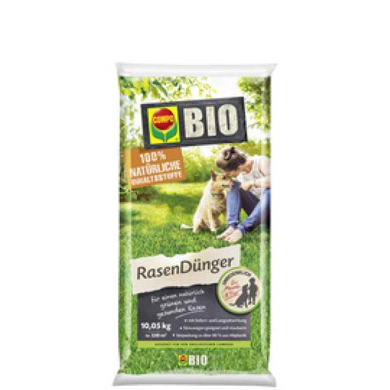 COMPO BIO Rasendünger, 3 kg für 75 qm