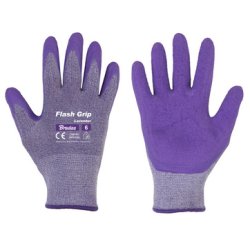 Bradas Gants de jardinage femme Flash Grip Lavender, M