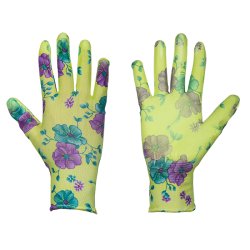 Bradas RWPFL6 cleaning glove Polyester, Polyurethane Green Unisex