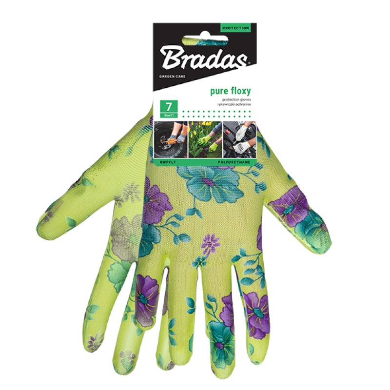 Bradas Gants de jardinage femme pure floxy, coloré, L