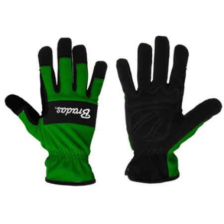 Bradas Gants de travail verde, noir/vert, XXL