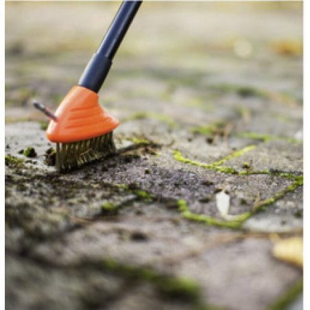 Bradas Brosse pour dalles, télescopique, longueur:800-1400mm